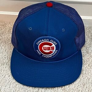 Chicago Cubs Hat 1984 Champions Patch Mesh Snap Back Sports Specialties Korea